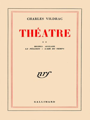 cover image of Théâtre (Tome 2)--Michel Auclair / Le Pèlerin / L'Air du temps